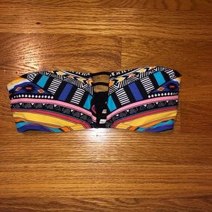 Roxy strapless bikini top